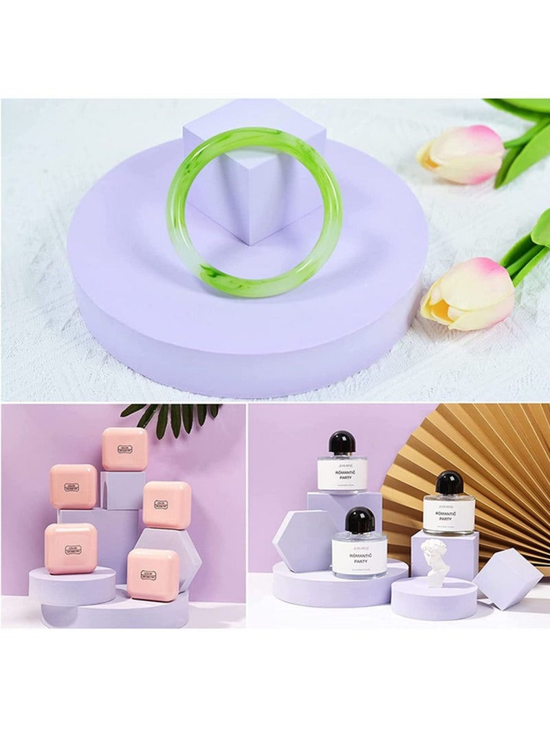 8pcs Hard Foam Geometric Cube Life Photo Photography Material  Shoot Props for Jewelry Toiletries Makeup Tools  - Image 3