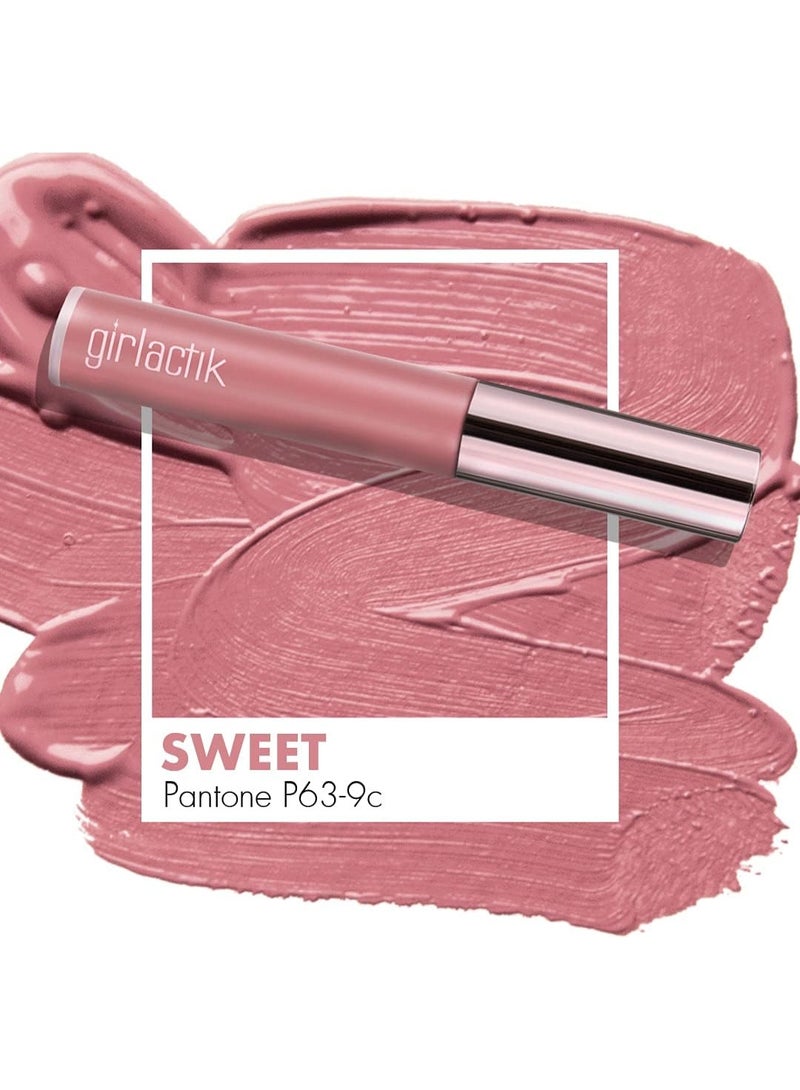 girlactik BEAUTY Girlactik Usa. Matte Lip Liquid In Nude Pink Shade. Longwear, Pigmented & Non-Drying Lipstick. -Sweet - Image 2