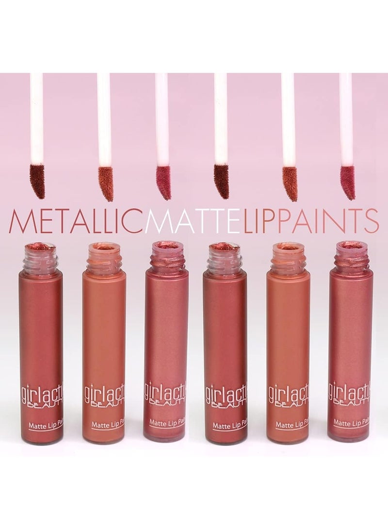 girlactik BEAUTY Girlactik Usa. Matte Lip Liquid In Nude Pink Shade. Longwear, Pigmented & Non-Drying Lipstick. -Sweet - Image 5