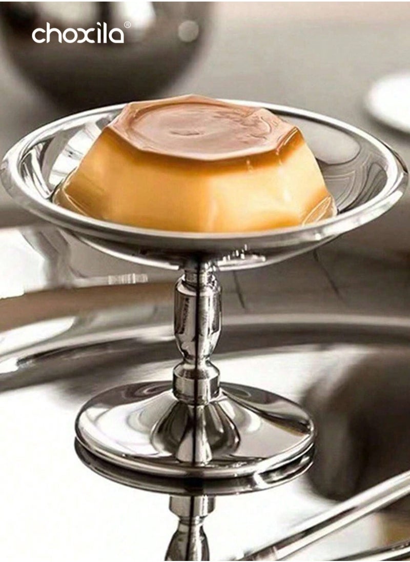 choxila 2pcs Dessert Cup, Dessert Bowl, Stainless Steel Dessert Cup, Ice Cream Cup, Pudding Cup, Custard Bowl  - Image 3