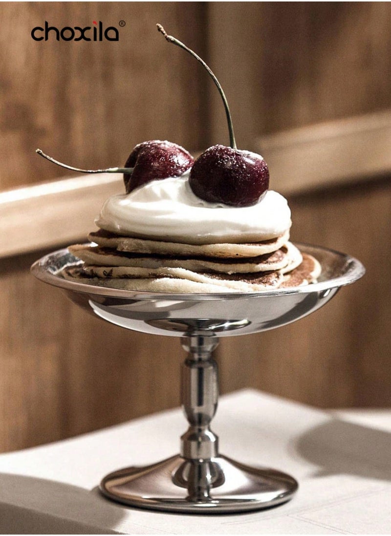 choxila 2pcs Dessert Cup, Dessert Bowl, Stainless Steel Dessert Cup, Ice Cream Cup, Pudding Cup, Custard Bowl  - Image 4