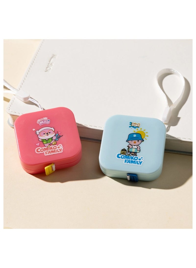 Deli 1-Piece Comiko Family Plastic Measuring Tape 1.5 Meter Length Assorted Designs - Image 4