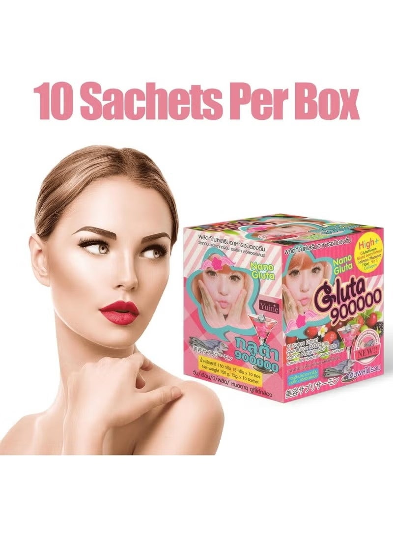 Gluta مشروب الجمال يويين نانو 900000 - 10 أكياس حصة واحدة - Image 3