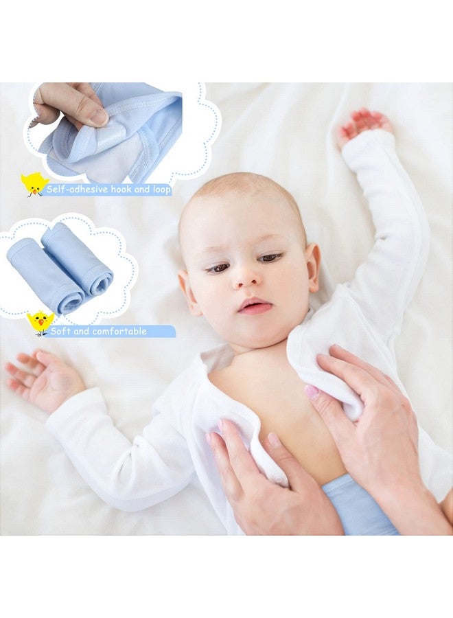 Giegxin 8 Pieces Cotton Baby Umbilical Cord Soft Infant Belly Button Band Protector Newborn Navel Belt for 0-12 Months Babies, 4 Styles - Image 3
