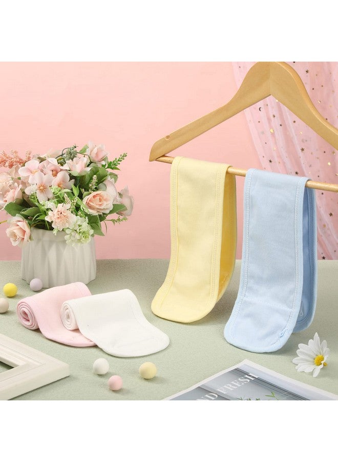 Giegxin 8 Pieces Cotton Baby Umbilical Cord Soft Infant Belly Button Band Protector Newborn Navel Belt for 0-12 Months Babies, 4 Styles - Image 5