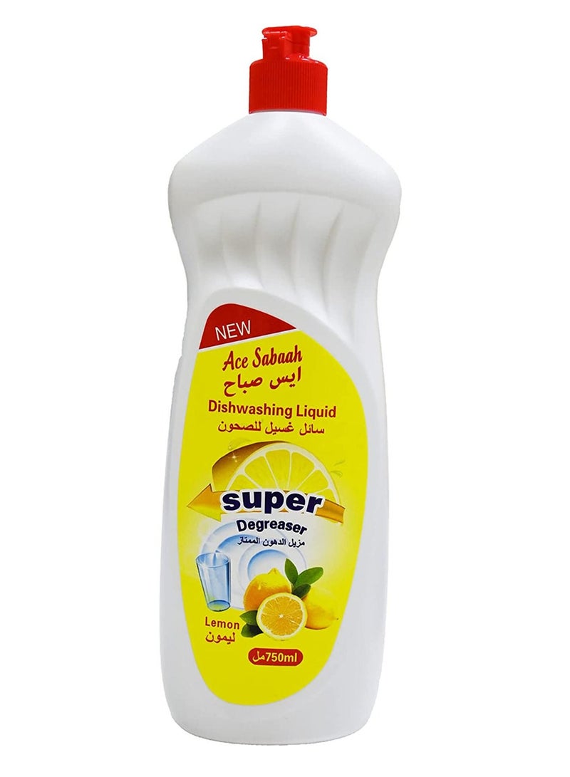 Ace Sabaah Lemon Dish Washing Liquid Soap 750Ml - Image 1