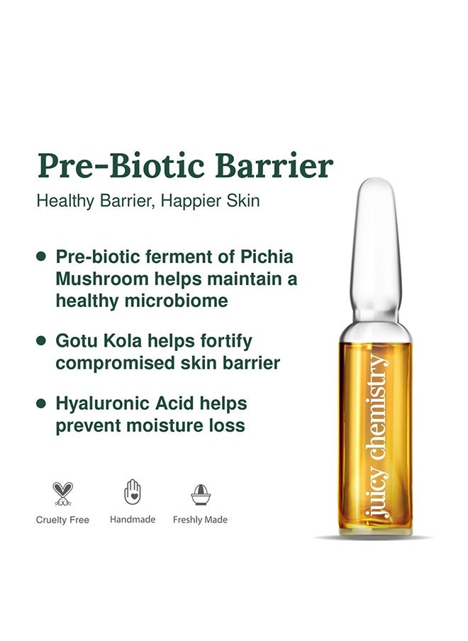 Juicy Chemistry Juicy Chemistry Prebiotic Ferment Barrier Repair Face Serum - 2 ml, Natural 7-Day Ampoule Kit, For Healthy Skin Barrier And Brighter Skin, For Men And Women, Cruelty-Free And 100% Vegan  - Image 3