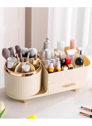 Large Makeup Organizer with Lid, 360 Rotating Makeup Storage Case, Rotatable Cosmetic Storage Rack, Cosmetic Display Case 34*15.5*28CM - pzsku/Z5D7DCA0B12E2A8F9C29CZ/45/_/1723788797/baa83d41-e2c0-42a8-b9b7-b2ccd7cac624