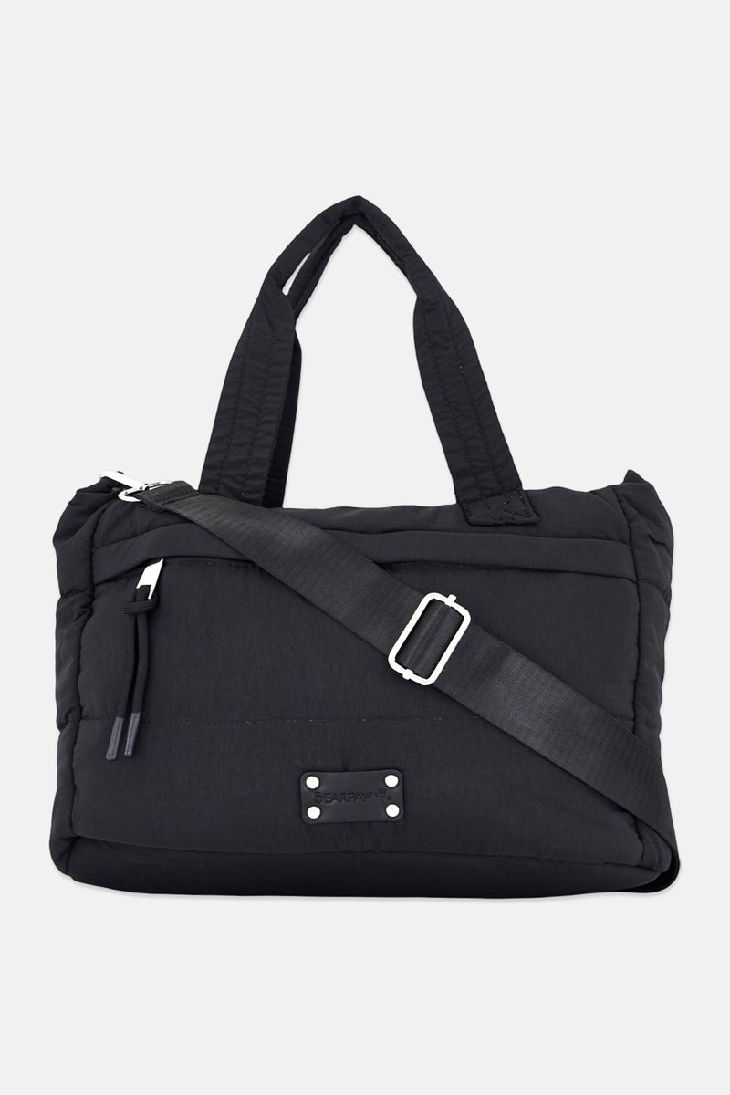 Bearpaw Women Brand Logo Tote Bag, Black  - Image 1