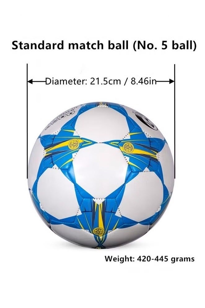 كرة قدم مقاس 5، نسخة طبق الأصل لنهائي كأس العالم لكرة القدم، كرة قدم لاصقة حرارية، كرة قدم للتدريب للبالغين، نسخة طبق الأصل لكرة القدم 2022 الرهرة، مناسبة لأحد عشر لاعبًا - Image 3
