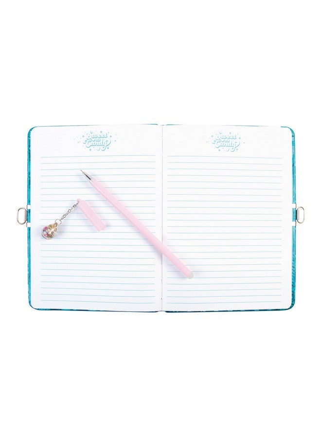 3C4G 3C4G: Bubble Gum Glitter Locking Journal with Pen - 192 Pages, Take Notes-Design-Sketch, Three Cheers for Girls, Tweens & Kids Ages 6+  - Image 4