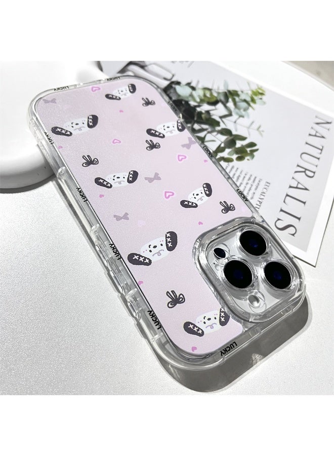 NIBEMINENT Cartoon Puppy Protective TPU Case Cover For iPhone 16 Pro Max Clear - Image 1
