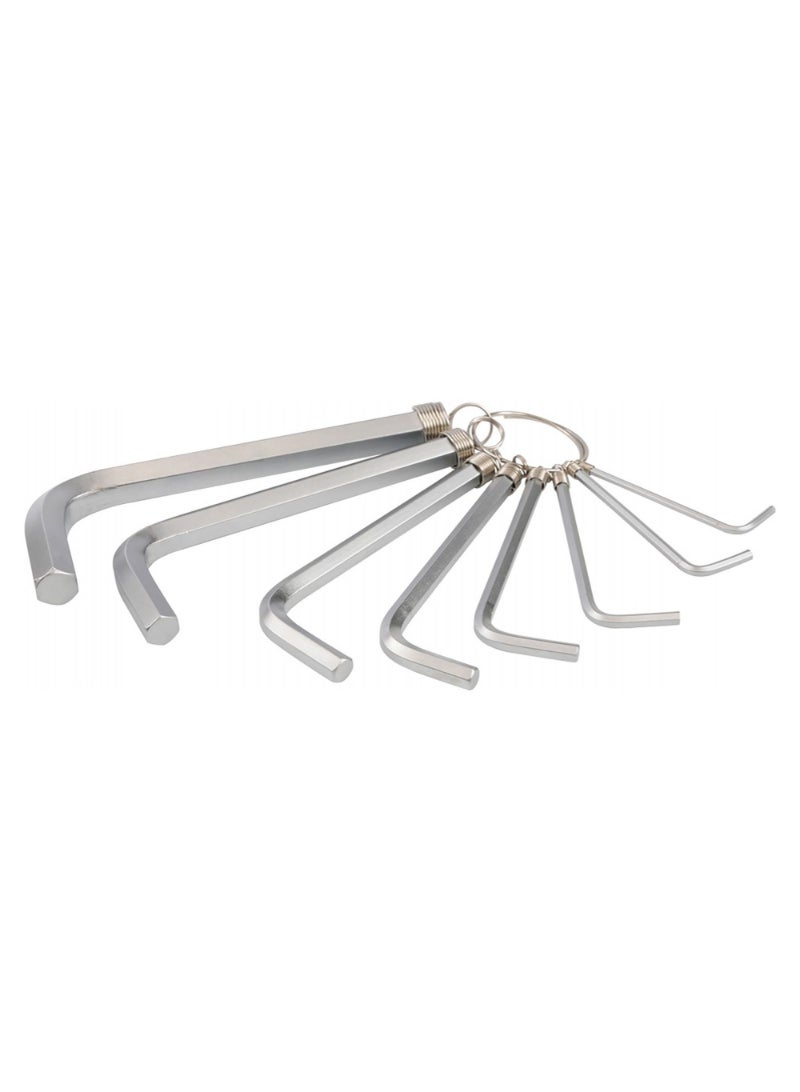 YATO 8Pcs Hex Keys Set (2mm-10mm) Key Chain YT-0503