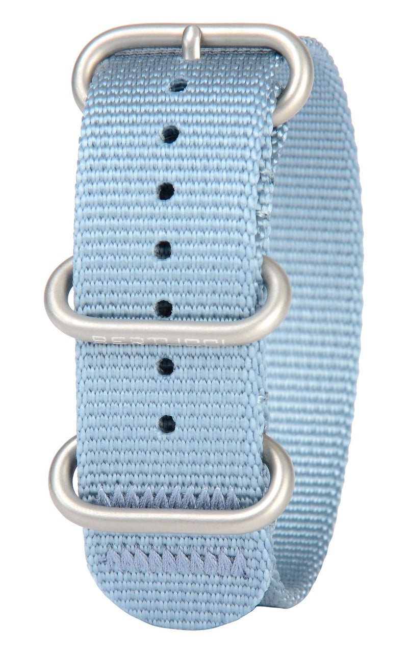 BERTUCCI® Nylon Watch Band - 22mm - Sea Dog Gray - Image 1