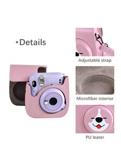 SYOSI Case for Fujifilm Instax Mini 11 / 9 / 8 Instant Film Cameras with Accessory Pocket and Detachable/Adjustable Shoulder Strap  - Image 5