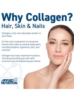 Applied Nutrition Marine Collagen Powder Healthy Skin, Hair, Nails - Strawberry & Raspberry - (300g)  - Image 5