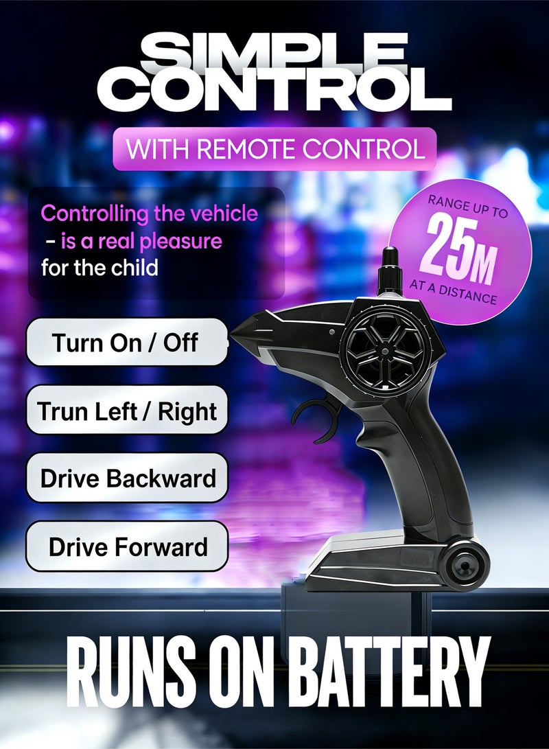 JJRC Pink Remote Control Car for Boys and Girls, 1:18 Fast rc Cars for Girls with 40+ KM/H 4WD Off-Road rc Truck - Image 3