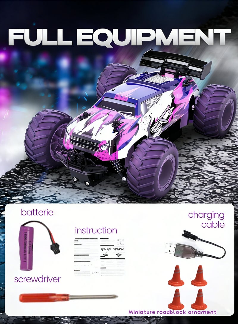 JJRC Pink Remote Control Car for Boys and Girls, 1:18 Fast rc Cars for Girls with 40+ KM/H 4WD Off-Road rc Truck - Image 5