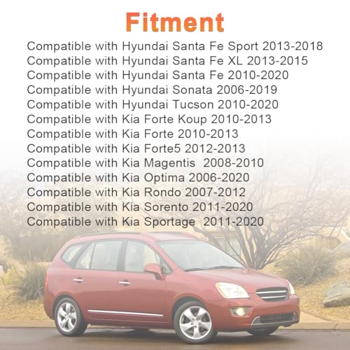 VANJING Engine Oil Pan with Drain Plug Compatible with Hyundai Santa Fe 2010-2020, Santa Fe Sport 2013-2018, Tucson 2010-2020, Sonata 2006-2019, Kia Optima 2006-2020, Forte 2010-2013 2.0L 2.4L - Image 2
