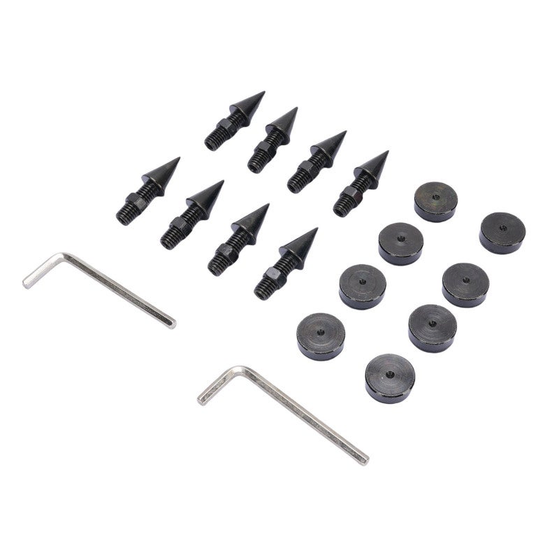 Adjustable Speaker Isolation Spikes: 8-Pack Iron Construction, Enhanced Sound Clarity - Height Adjustable Vibration Reduction for Speakers, Subwoofers, Turntables and Acoustic Equipment - Image 2