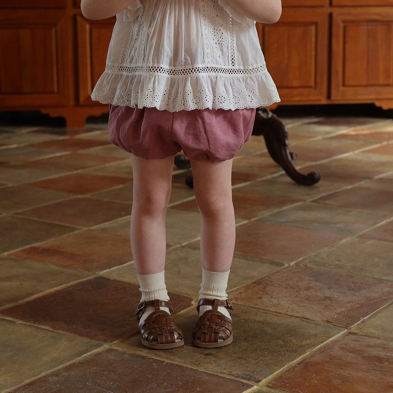 Kindergarten Baby'S All-Match Casual Pp Pants Niche Pants Girl'S Summer Western-Style Pants Children'S Shorts Cotton - Image 1