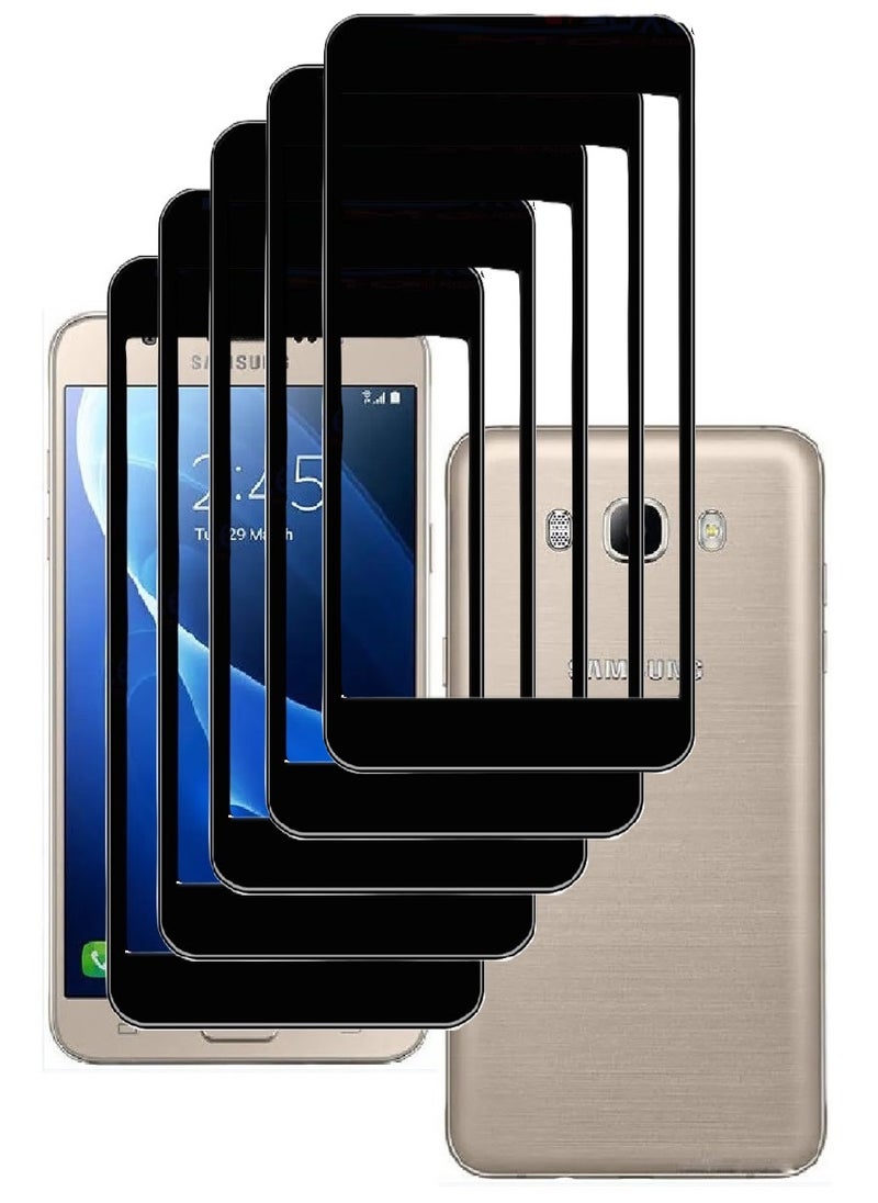 AINA 5 Pieces Tempered Glass Screen Protector 5D Designed For Samsung Galaxy J7 Full Glue Edge to Edge Full Screen Coverage And Bubble Free - Image 1