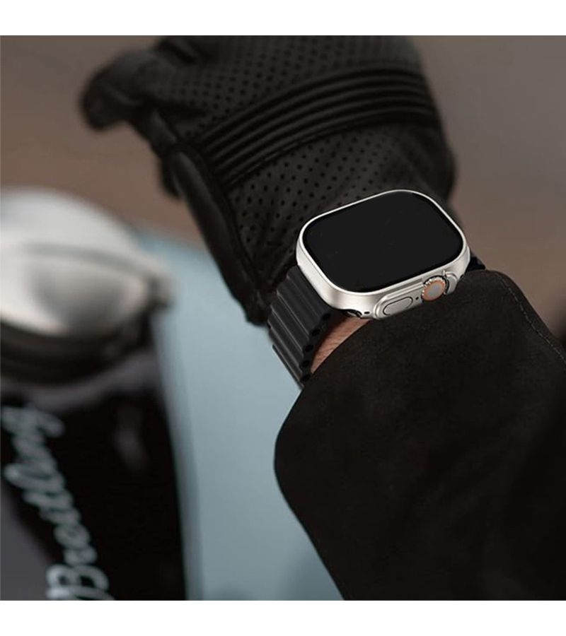 Hard Shell Case 40mm for Apple Watch Series 10 9 8 7 SE Ultra with Blue Glass Cover - Image 5