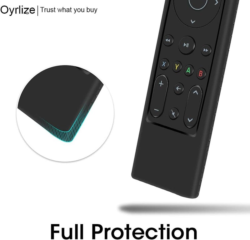 Oyrlize Silicone Protective Case for PDP Gaming Remote Control: Xbox Series X|S Xbox One, Xbox,Shockproof Remote Case Holder Skin Sleeve Proetector for PDP Xbox One Remote Battery Back Covers Case-Black - Image 3