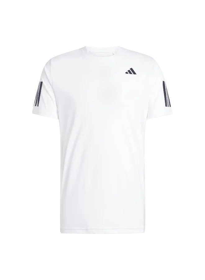 Adidas Adidas Club 3Str Tee White Tennis T-Shirts For Men XS