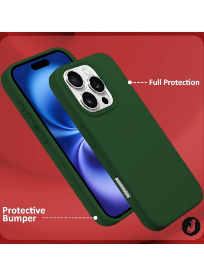 JAJEEK "New Liquid Silicone Case for iPhone 16 Pro Max – Ultra Slim Design, Soft Anti-Scratch Microfiber Lining & Drop Protection" - Image 3