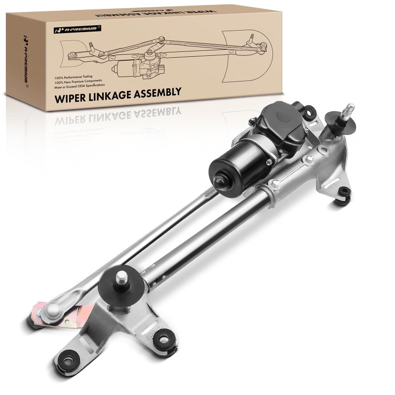 محرك ومسند مساحات الزجاج الأمامي APremium متوافق مع سيارات هوندا أكورد 20032007 سيدان استبدال 76530SDAA01