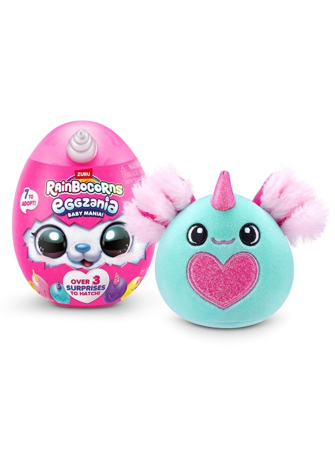 Rainbocorns Rainbocorns Eggzania Baby Mania by ZURU, Plush Surprise Unboxing with Animal Soft Toy, for Girls (3 Pack) - Image 2