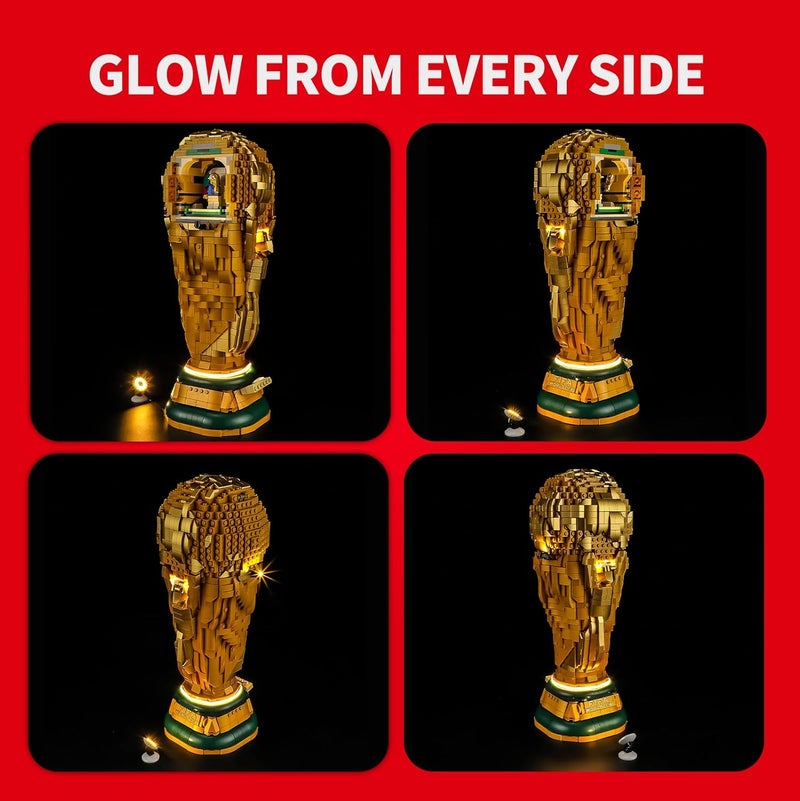 BRIKSMAX LED Lighting Set for LEGO FIFA World Cup Trophy 43020 - Compatible Light Kit - Image 3