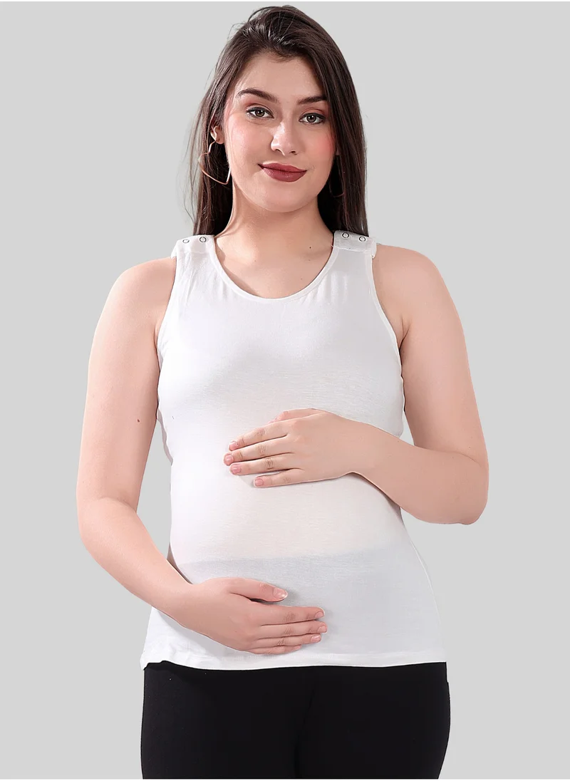 TUMMY TUMMY Maternity and Nursing Tank Top Combo Pack  of 2