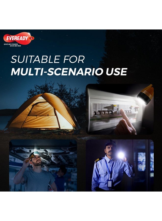 Eveready Eveready DL08 Radiance, 1W Emergency Torch, Durable ABS Body, Bright White LED Torch, Powered by 3xAA Batteries - Image 3