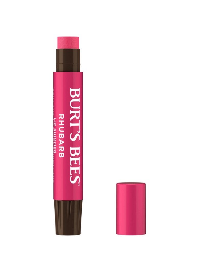 بيرتس بيز مجموعة مرطب الشفاه اللامع من Burt's Bees، مرطب شفاه ملون، مرطب لترطيب يدوم طوال اليوم مع لمسة نهائية طبيعية لامعة ولون قابل للبناء، لون الراوند (عبوة من 4 قطع) - Image 1