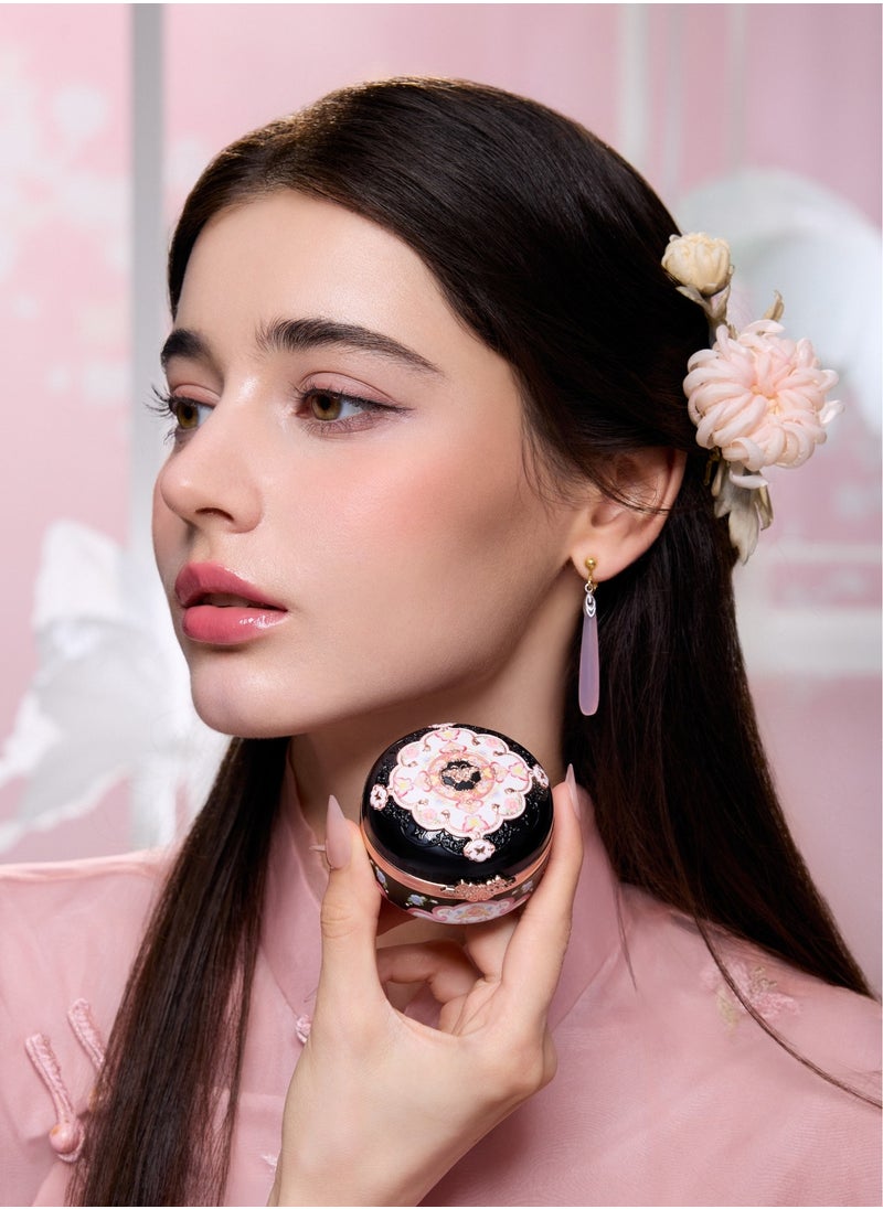 Flower Knows Butterfly Cloud Collar Rouge Box Highlighting & Blush Duo Powder Natural Finish 2-in-1 Highlighter And Blusher-05 Pearwood  - Image 5