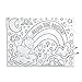 DEMDACO DEMDACO Dream Big Dreams Color Me 26 Inch Childrens Pillowcase and Washable Marker Set of 2 - Image 2