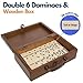 WE Games Custom Image Print Double 6 Dominoes in Wooden Treasure Box Dominoes Set for Adults Personalized Gifts - Image 4