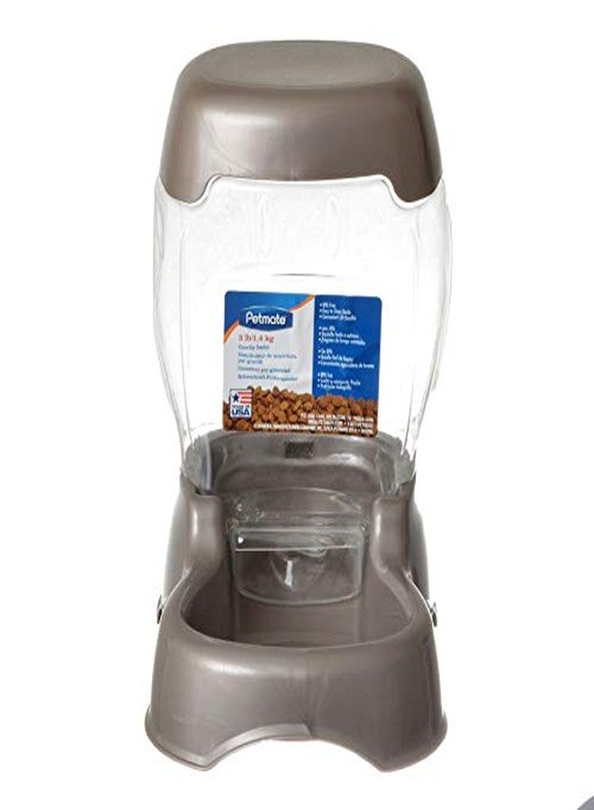Petmate Cafe Pet Feeder - Pearl Tan 3 lbs - Pack of 2