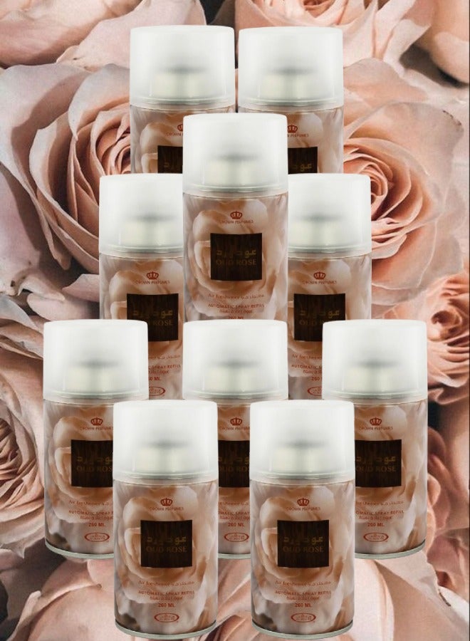 الرحاب 10 قطع معطر جو عود روز 260مل - Image 1