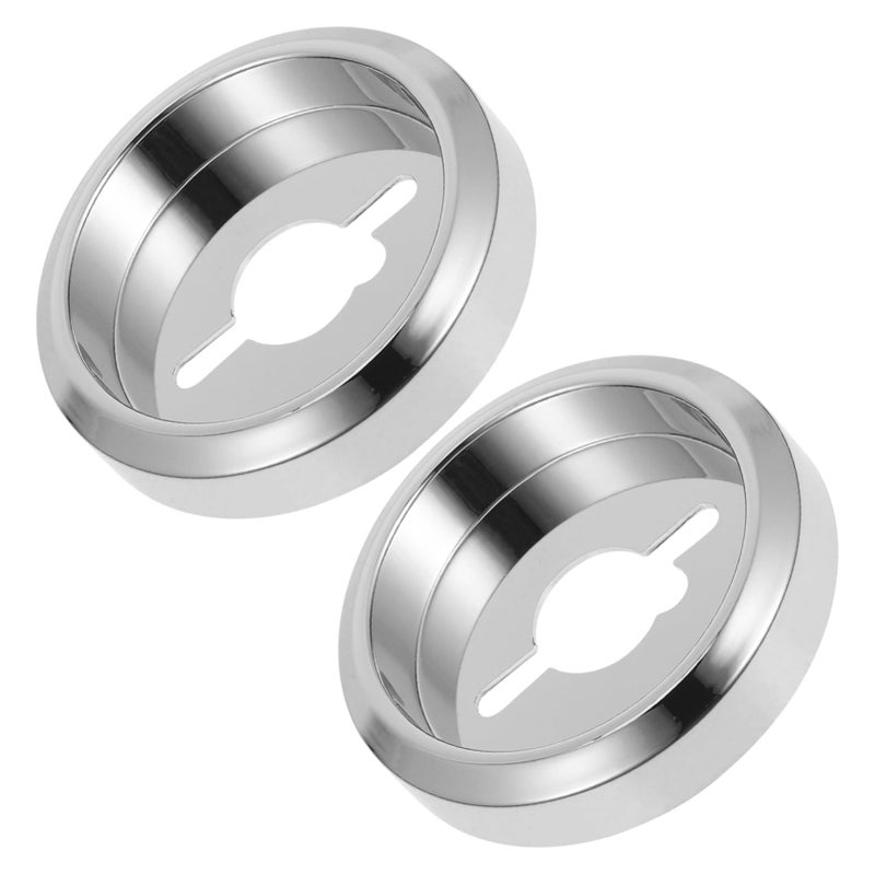 Universal Gas Stove Knob Base ABS Electroplating Smooth Rotation Replacement 2 Pack - Image 2
