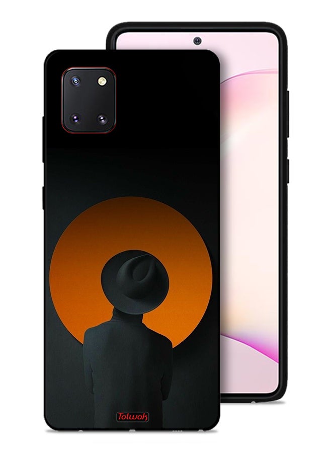 Tolwak Samsung Galaxy Note 10 Lite Protective Case Cover Hat Boy Art - Image 1