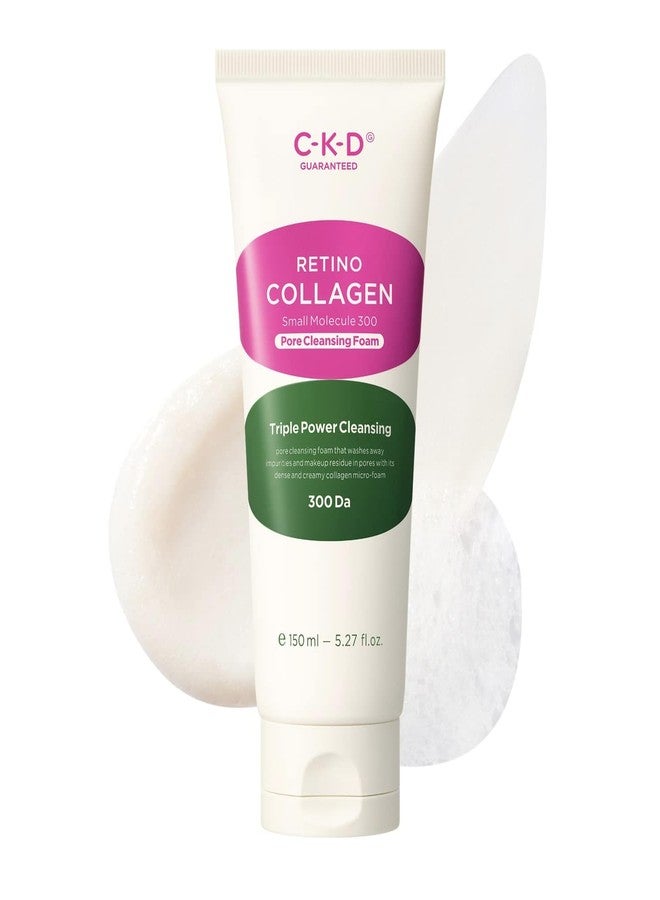CKD Guaranteed CKD Retino Collagen Pore Cleansing Foam - Gentle Hydrating Face Wash, Deeply Cleanses and Removes Makeup, Sebum & Fine Dust, Minimizes and Refines Pores, Anti-Aging, Korean Skin Care. 5.07 fl oz - Image 1