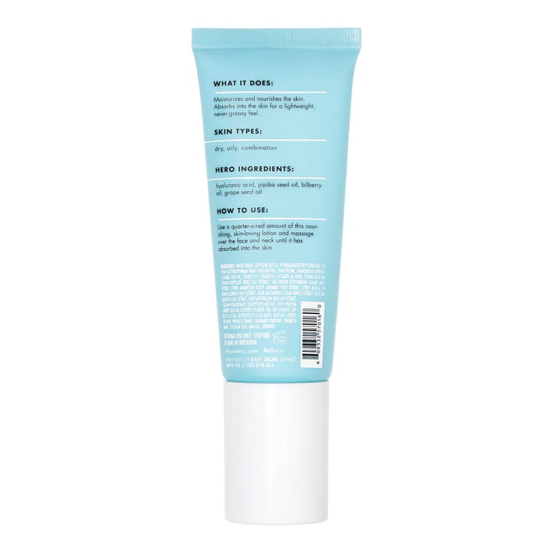 elf e.l.f. SKIN Holy Hydration! Daily Hydration Moisturizer, Ultra-Hydrating Formula, Infused with Aloe, Jojoba Oil & Shea Butter, Vegan & Cruelty-Free, 2.53 Fl Oz - Image 3