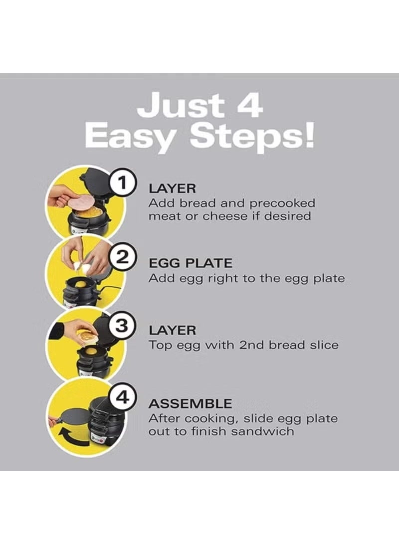 RAF Burger Maker Machine Electric 600w Raf Breakfast Sandwich Maker with Egg Cooker Ring Multicook Raf Waffle Maker - Image 2