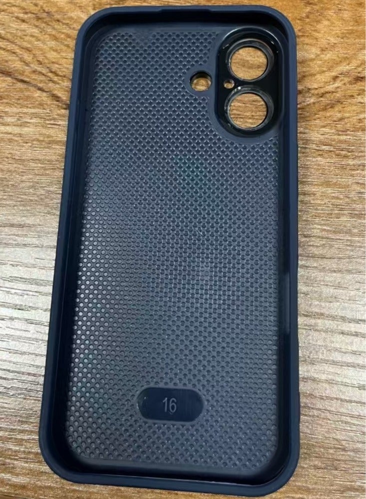 IPhone 16 magnetic matte phone case, luxurious cover coating，non stick fingerprint，gradient flowing phoenix tail pattern lens protective case (blue) - Image 3