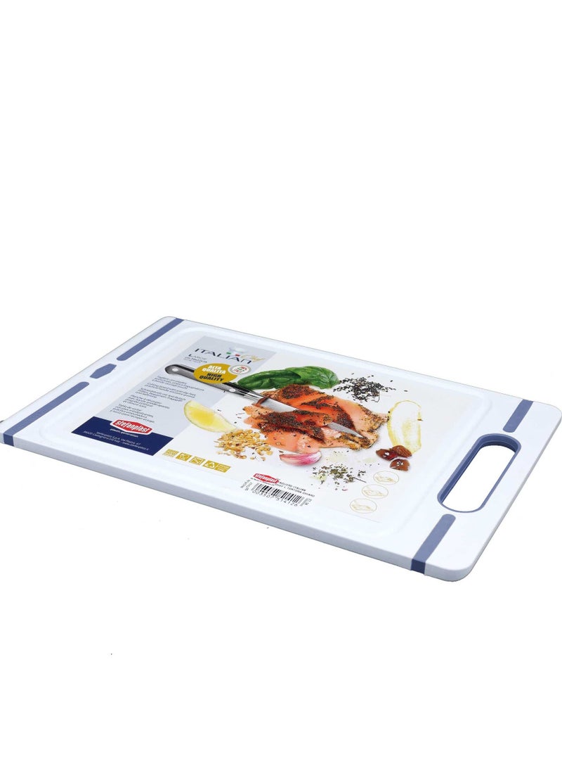 Stefanplast Polyethylene Cutting Board 34x22x1 cm, Blue  - Image 2