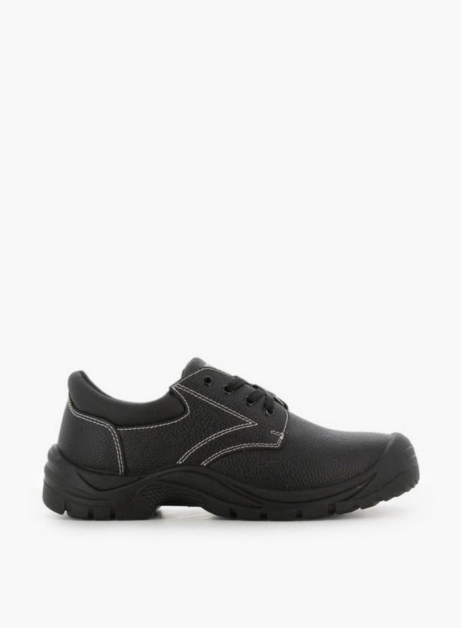 SJ Men Leather Lace-Up Sneakers - Image 2
