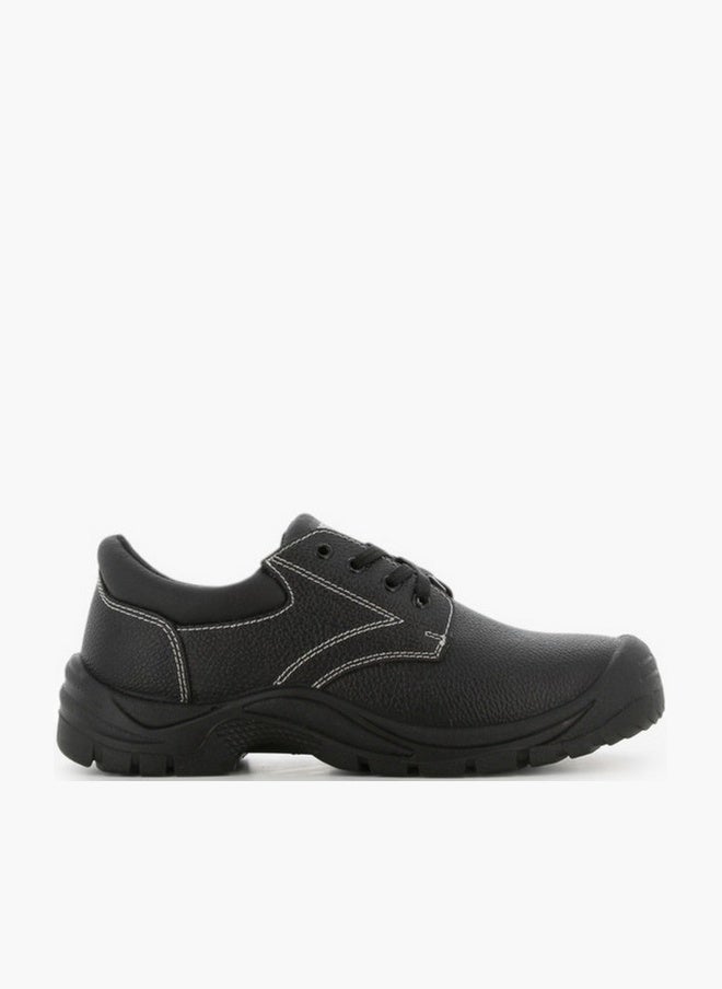 SJ Men Leather Lace-Up Sneakers - Image 1